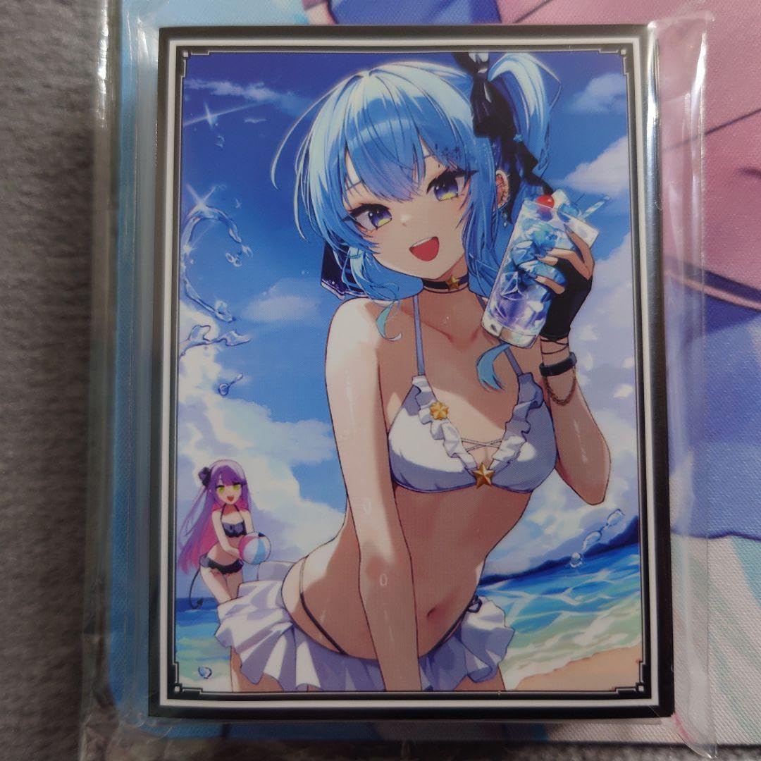 α1 ホロライブ ビキニ&パーカー 星街すいせい スリーブ&プレイマット α1 ホロライブ ビキニ&ドリンク&トワ 星街すいせい スリーブ